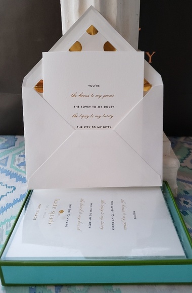 kate spade Other - Kate Spade note cards